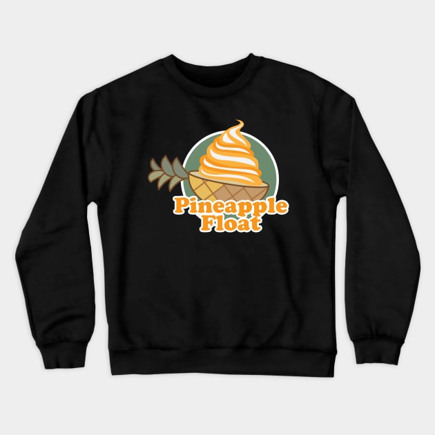 Pineapple Float Crewneck Sweatshirt by chwbcc